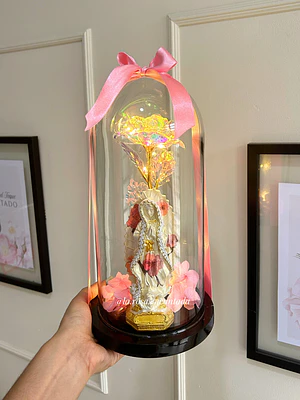 Rosa Galaxy con Virgen Mini