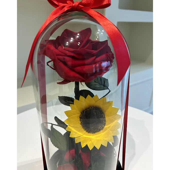 Jardín Encantado - Rosa y Girasol 3