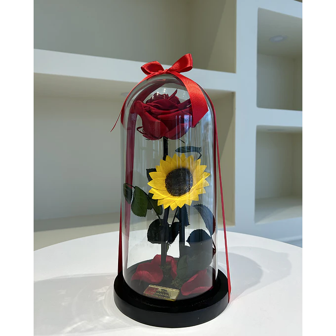 Jardín Encantado - Rosa y Girasol 4