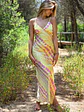 Vestido Sunset – Vestido Maxi Tie-Dye Amarelo e Roxo - Thumbnail 3