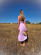 Vestido Rise – Vestido Midi Open Back Checkered Rosa - Thumbnail 5