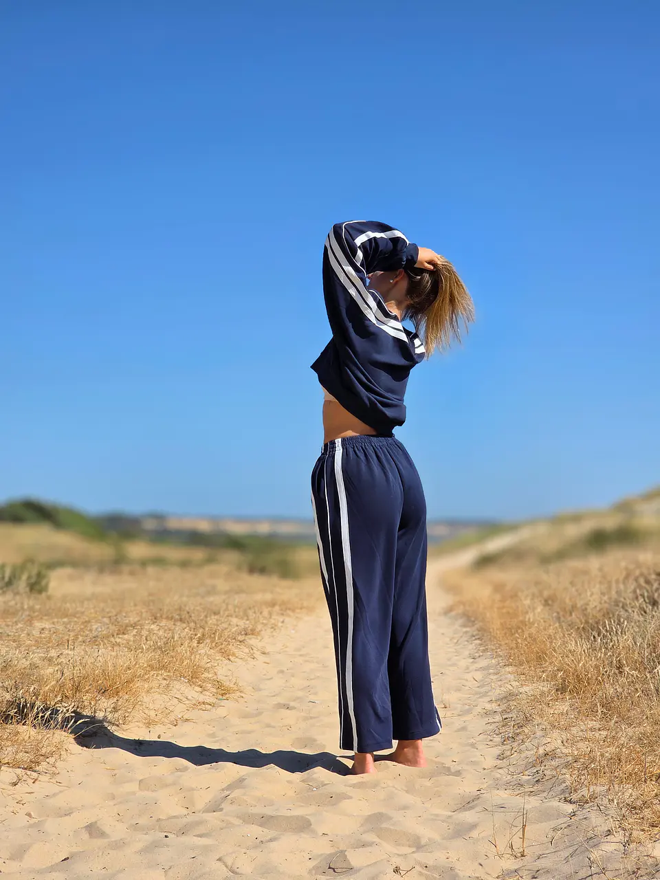 Conjunto Step – Fato de Treino Oversized Azul Escuro 6