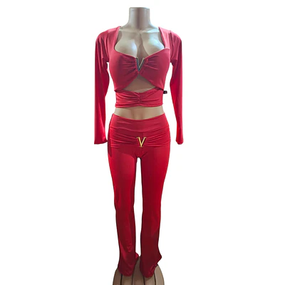 Traje Brasil rojo