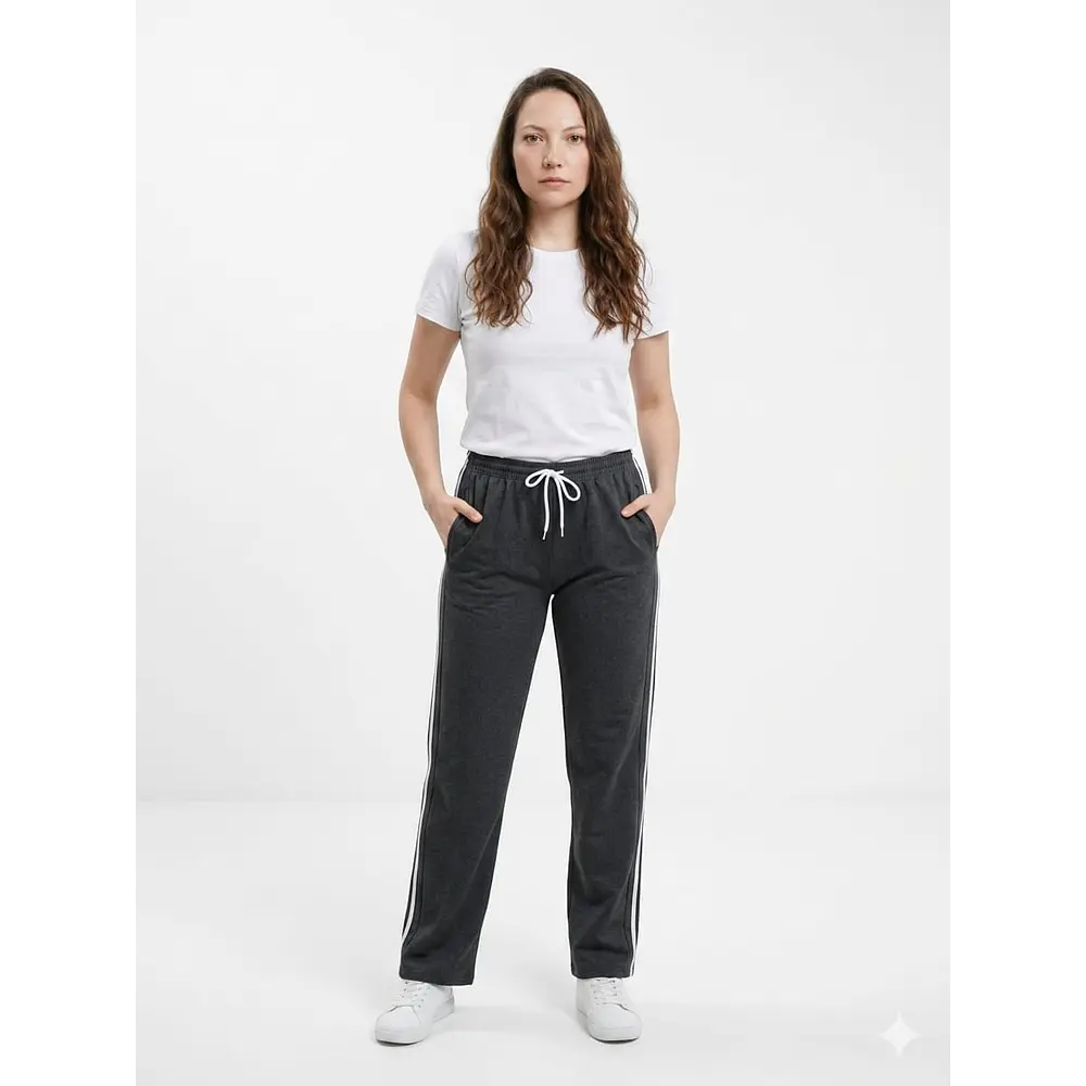 Pantalón rayas plomo