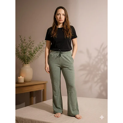 Pantalón de dralón verde