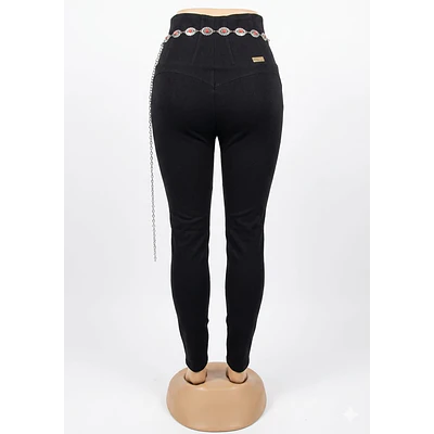 Jeans Faja negro