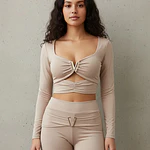 Conjunto Brasileño Beige