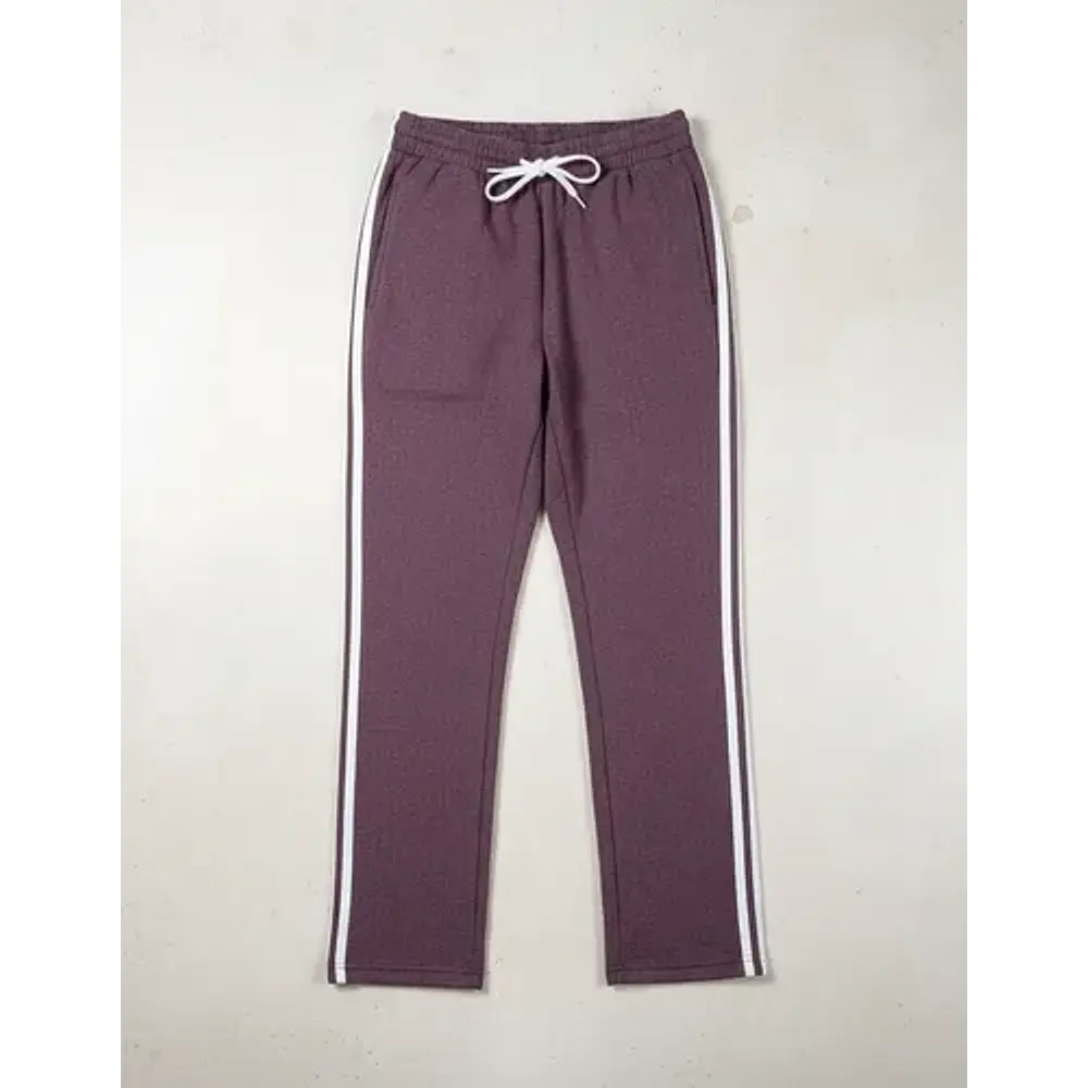 Pantalón De Buzo Mujer Burdeo