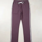 Pantalón De Buzo Mujer Burdeo