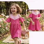 Vestido Rosa talla 2