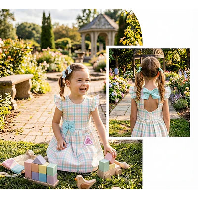 Vestido cuadros talla 6