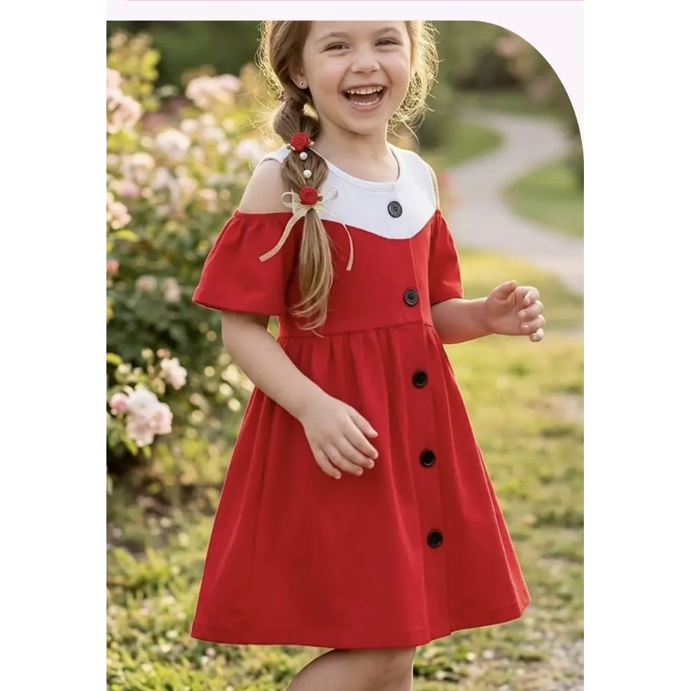 Vestido rojo talla 8