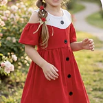 Vestido rojo talla 8