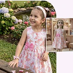 Vestido mariposas talla 8