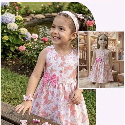 Vestido mariposas talla 12