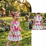 Vestido Flores talla 12