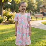 Vestido floreado talla 12