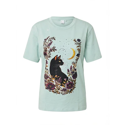 Polera algodón Pima gato Onix talla L