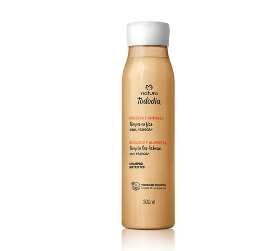 Shampoo Nutritivo Tododia durazno y almendra 300 ml 1