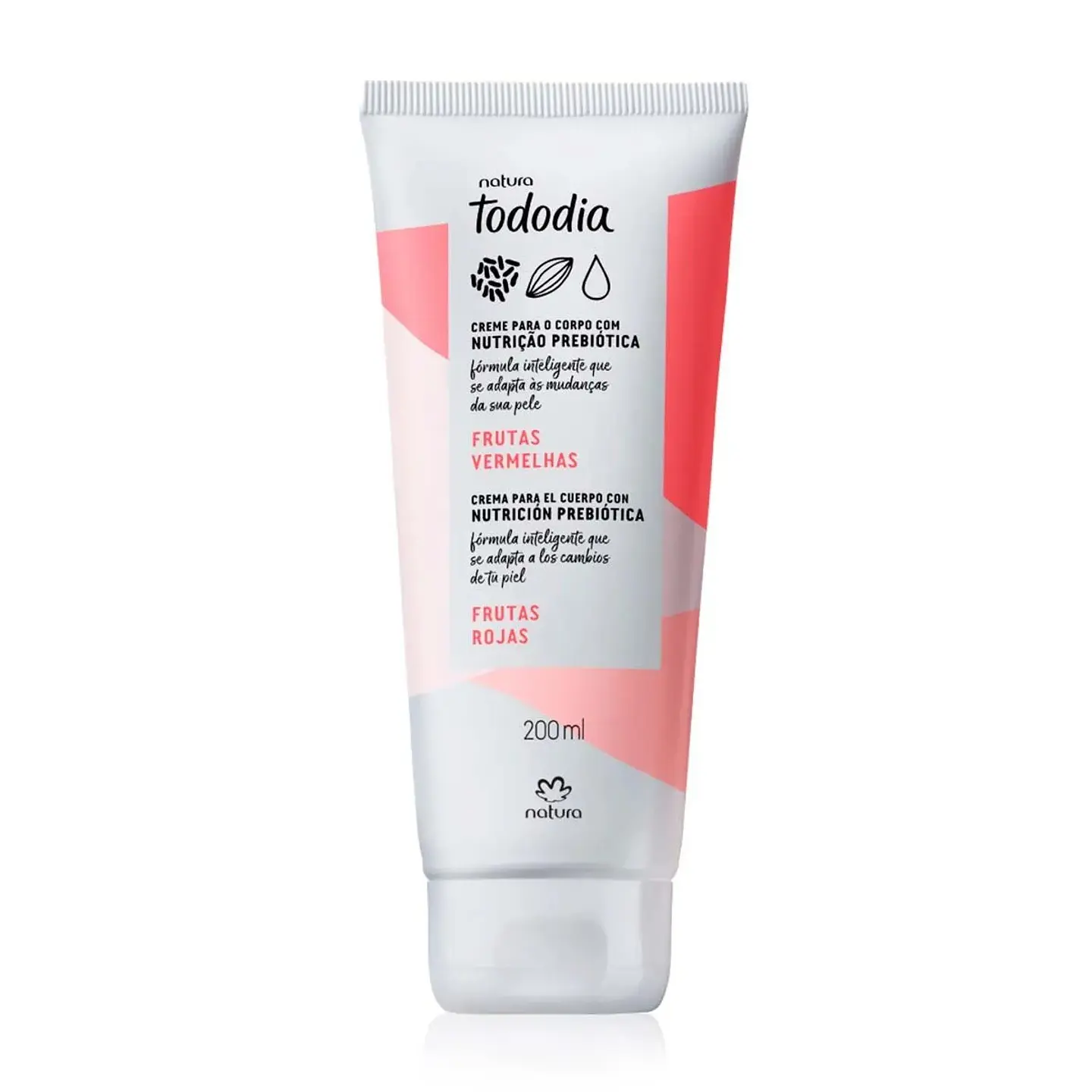 Crema nutritiva para el cuerpo frutas rojas 200 ml Tododia 1