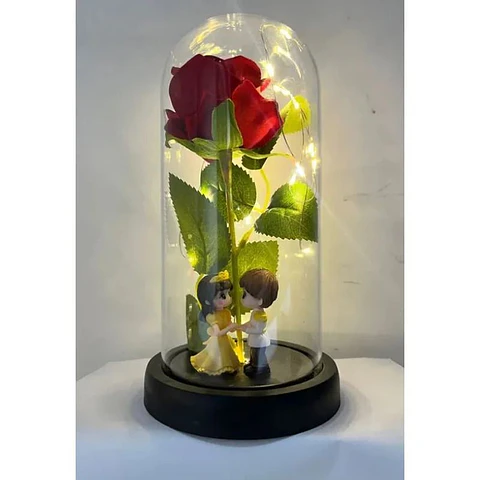 Rosa Eterna la Bella y La Bestia regalo San Valentín