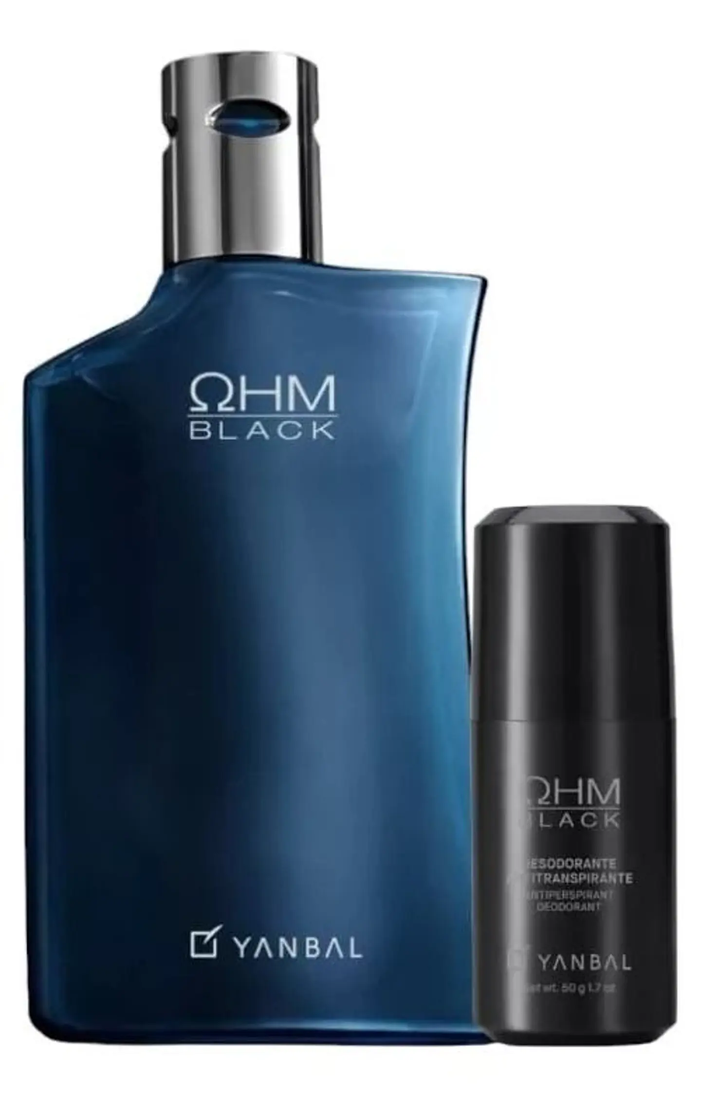 Ohm Black Perfume de Hombre con Desodorante 1