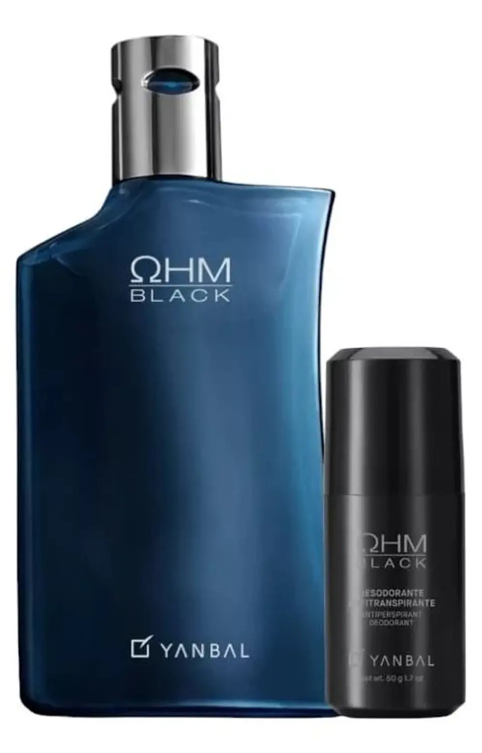 Ohm Black Perfume de Hombre con Desodorante 1