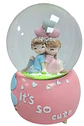 Esfera musical con luces y nieve de pareja San Valentín - Miniatura 1