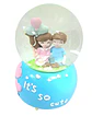 Esfera musical con luces y nieve de pareja San Valentín - Miniatura 3
