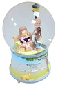 Esfera musical con luces y nieve de pareja San Valentín - Miniatura 4
