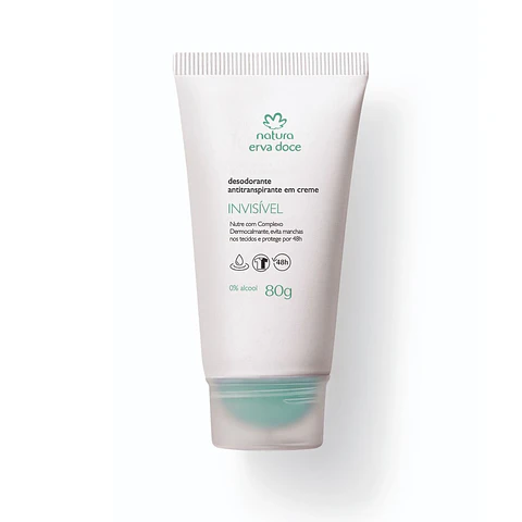 Desodorante en Crema Invisible Erva Doce 80 g