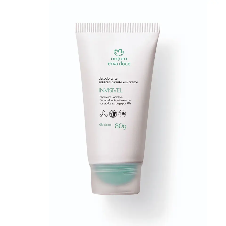 Desodorante en Crema Invisible Erva Doce 80 g 1