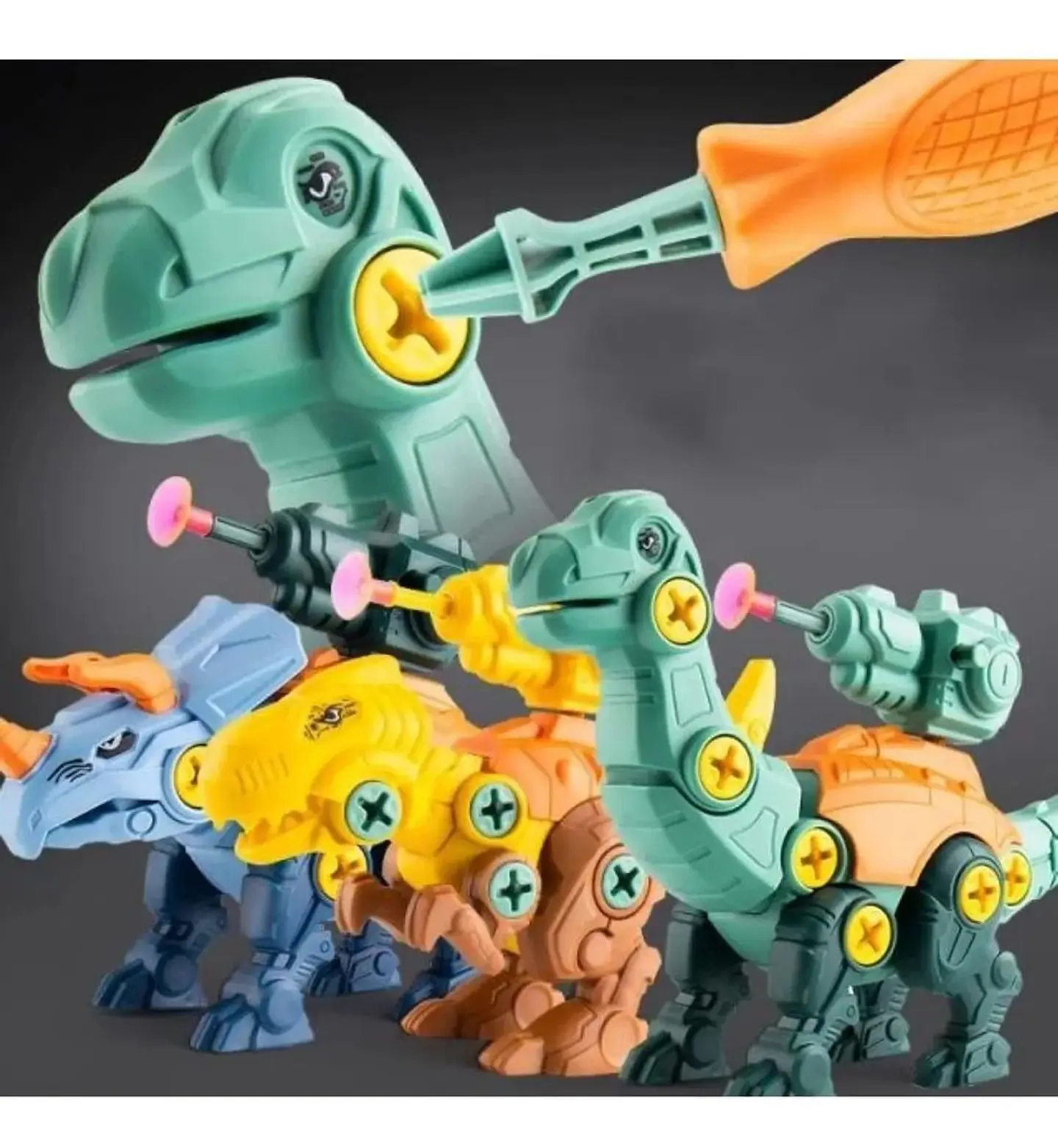Huevo de Dinosaurio  juego armable lanza dardos - 1 Unidad 2