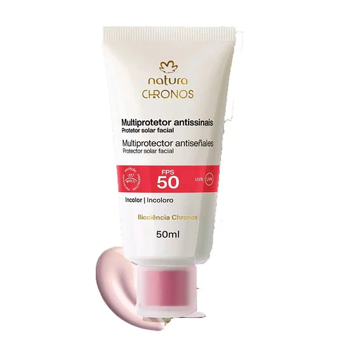 Protector Solar Facial Multiprotector antiseñales FPS 50 incoloro
