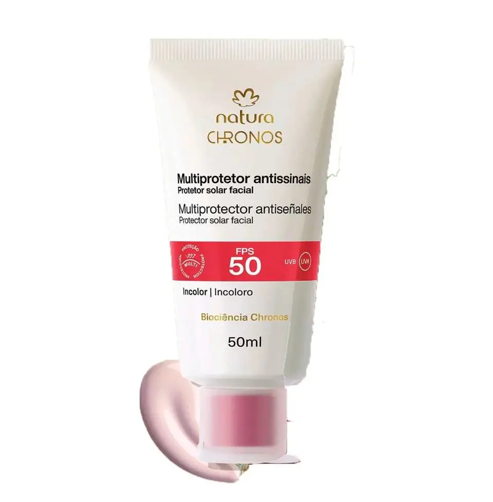 Protector Solar Facial Multiprotector antiseñales FPS 50 incoloro 1
