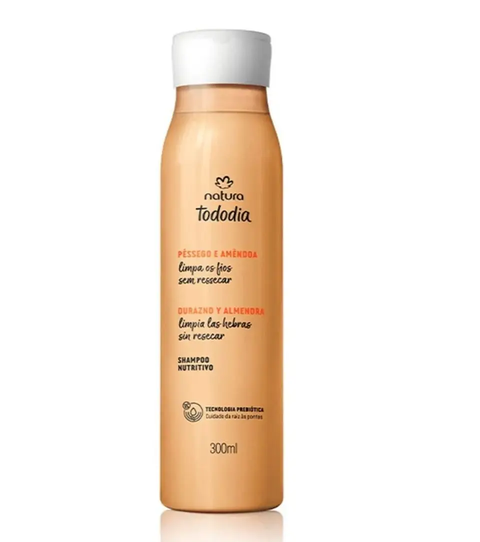 Shampoo Nutritivo Tododia durazno y almendra 300 ml 1
