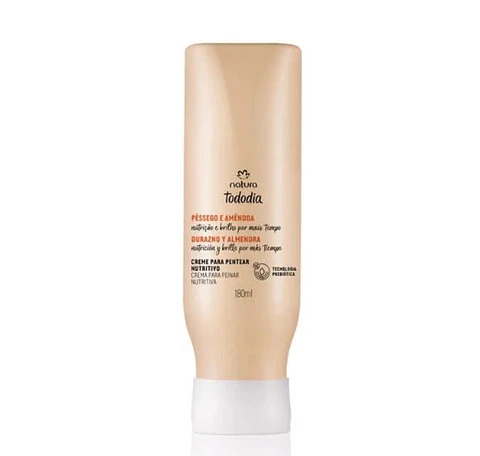 Crema para Peinar Nutritiva Tododia durazno y almendra