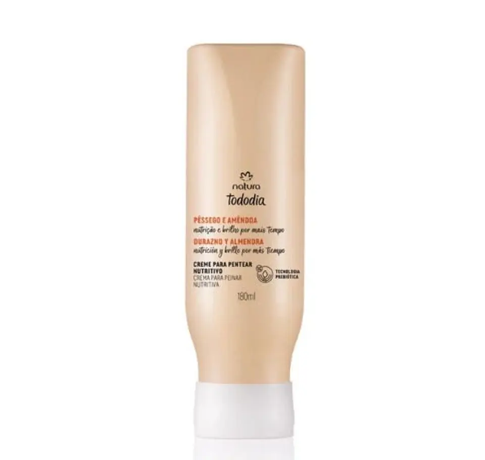 Crema para Peinar Nutritiva Tododia durazno y almendra 1