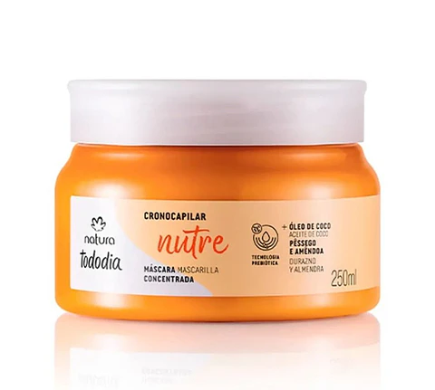 Máscara Concentrada Nutritiva Tododia durazno y almendra