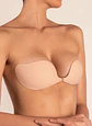 Brasier invisible sin tirantes  strapless modelo media luna - Miniatura 1