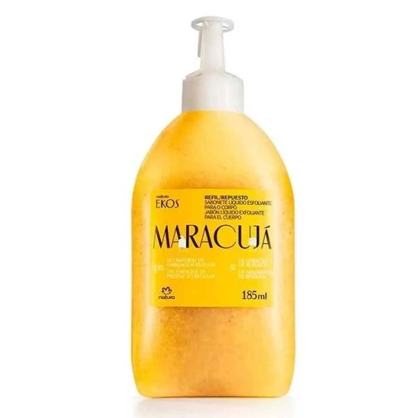 Repuesto Jabón Líquido Exfoliante para el Cuerpo Ekos Maracuyá 185 ml 1
