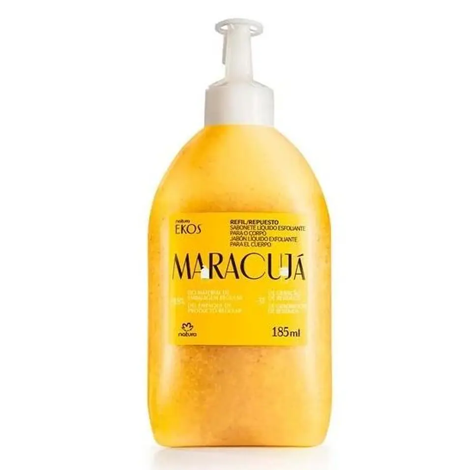 Repuesto Jabón Líquido Exfoliante para el Cuerpo Ekos Maracuyá 185 ml 1