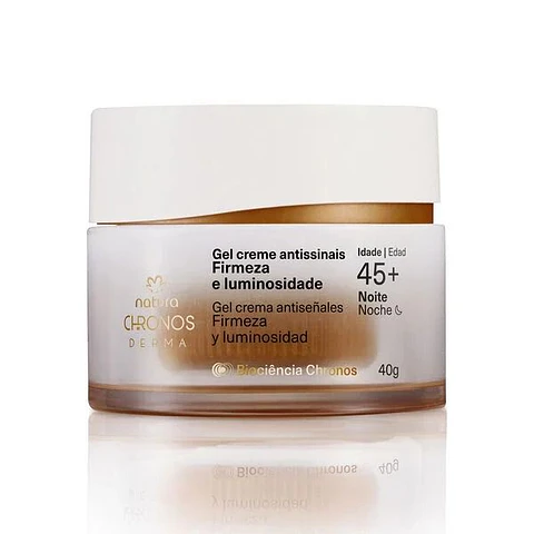 Chronos Gel crema antiseñales firmeza y luminosidad 45+ noche 40 g