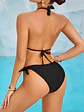 Bikini sexy para mujer con copa, forro interno y accesorios oceánicos - Miniatura 2