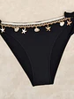 Bikini sexy para mujer con copa, forro interno y accesorios oceánicos - Miniatura 4