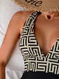 Traje de baño para mujer  con Estampado Geométrico copa y forro interno - Miniatura 4