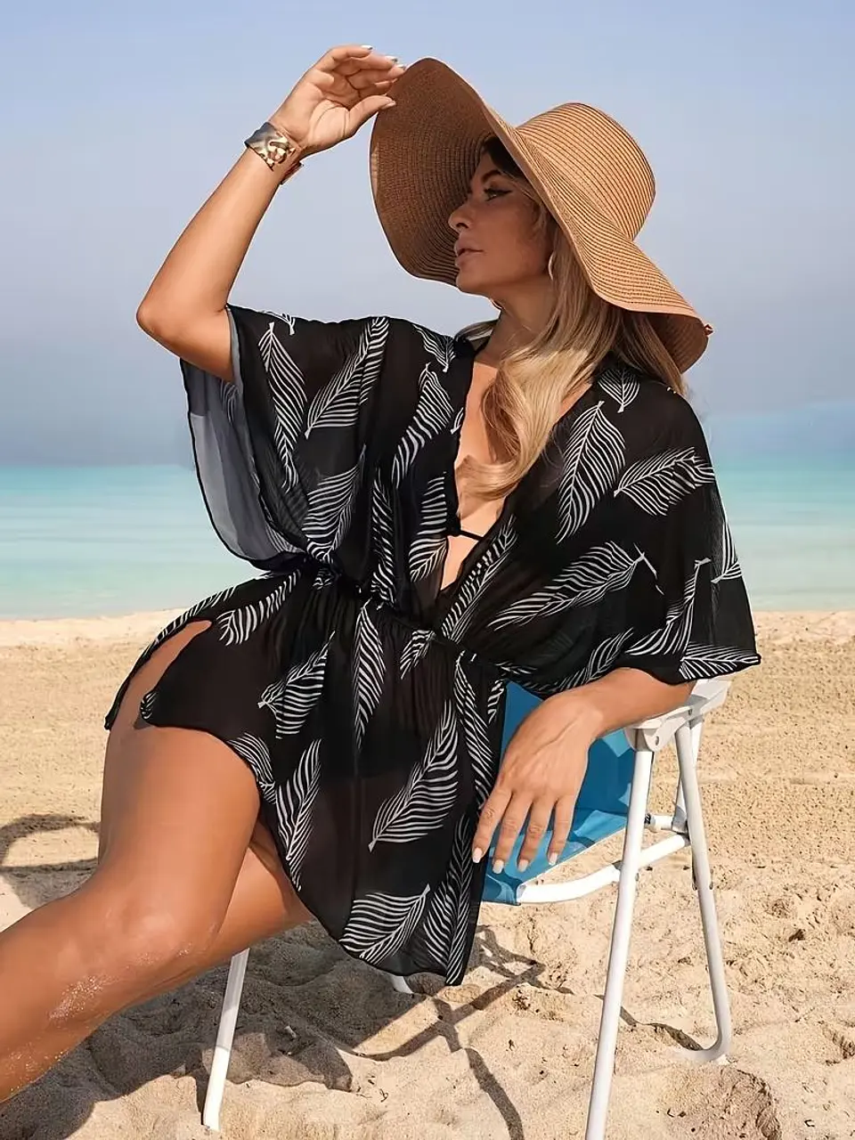 Cubierta de playa de una pieza para mujer 3