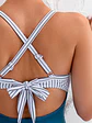 Traje de baño para mujer cubre el vientre, efecto adelgazante copa y forro interno - Miniatura 5