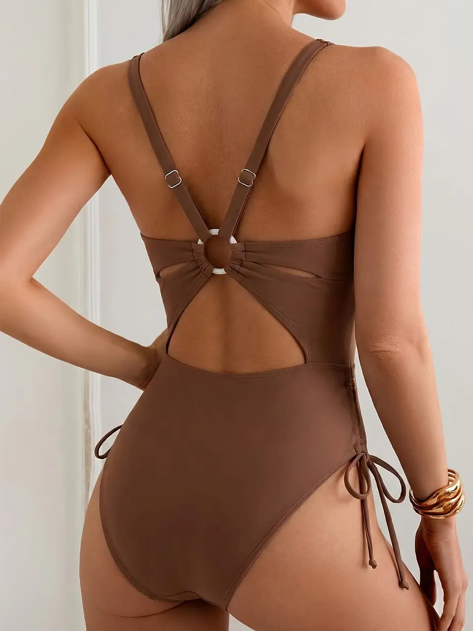 Traje de baño sexy para mujer con copa y forro interno 8
