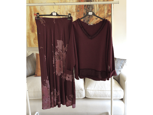 Poleron cuello desflecado  3